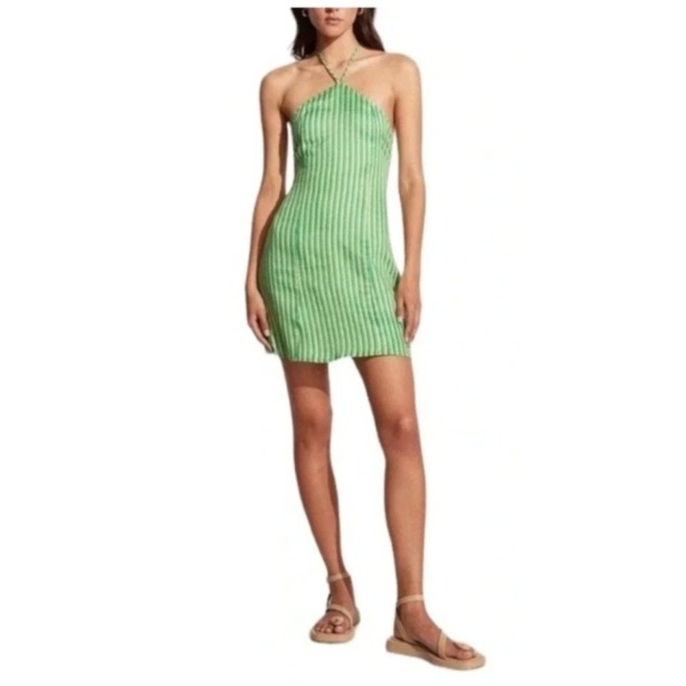 Faithfull‎ the Brand Muthia Mini Dress Women's Large Stripes Festival Resortwear